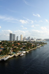 High view of the city