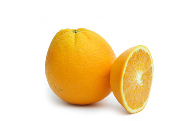 Orange and a slice