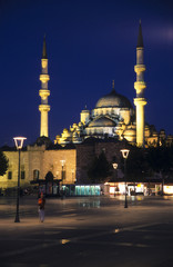 Fototapeta na wymiar yeni camii, Moschee, Istanbul, Türkei