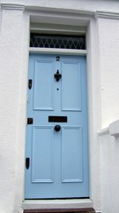 porte bleue, Londres