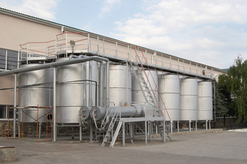 Obraz premium Manufacture of wine