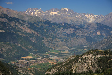 Belvédère sur la chaîne des écrins