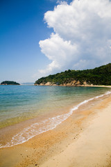 Beach in Naoshima, Japan