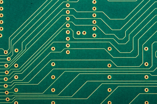 Electronic circut board close up
