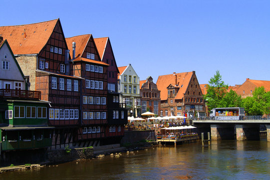 L&uuml;neburg, Altstadt an der Ilmenau