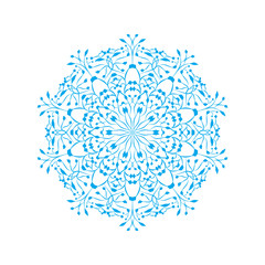 vector ornate snowflake