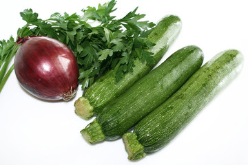 zucchine e ingredienti