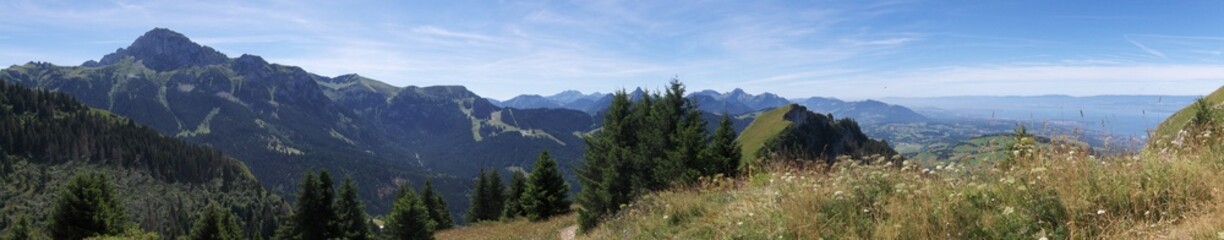 Chablais francais, panorama