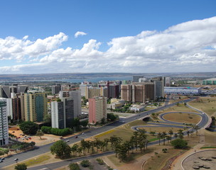 Fototapeta premium Paysage moderne de Brasilia, Brésil.