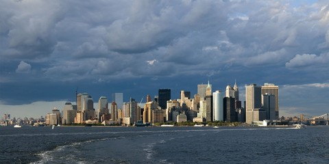 Fototapeta premium Storm Clouds over Manhattan
