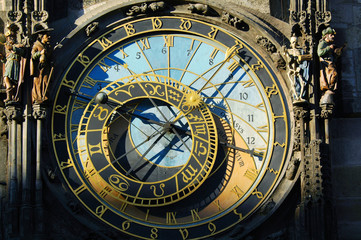 The Horologe on Old Town square in Prague