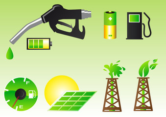 Vector energy icons