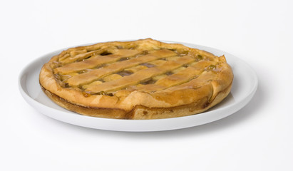 Rhubarb pie