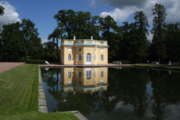 Yekaterinksy Palace at Tsarskoe Syolo (Pushkin) in Russia