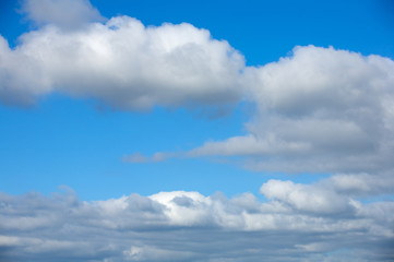 Photo of white clouds and blue sky
