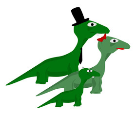 Familia de dinosaurios