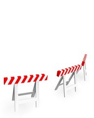 barrière de chantier