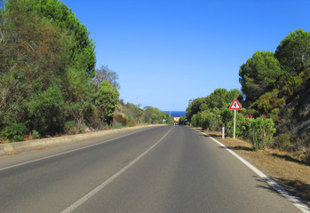 strada verso il mare