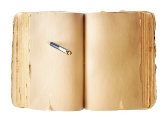 Book isolated on white background