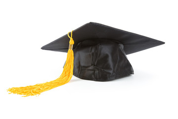Black Mortarboard with white background