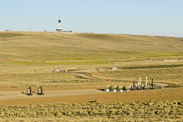 Obraz premium new gas field in Wyoming