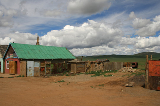 Village en Mongolie