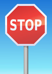 Arrêt à l'intersection