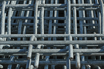 Metal grids geometrical background texture