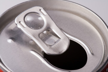 detail of top open can