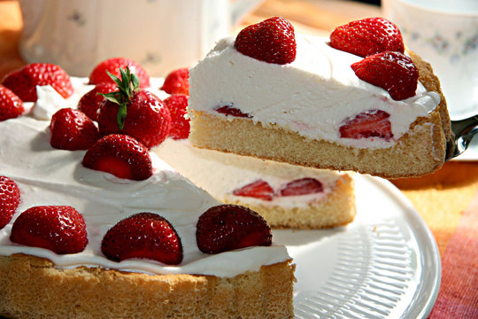 Erdbeertorte