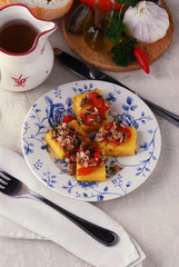 Crostini con arselle - Antipasti Toscana