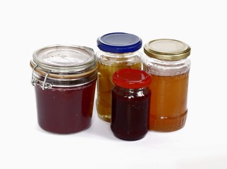 jams and compotes as preserves