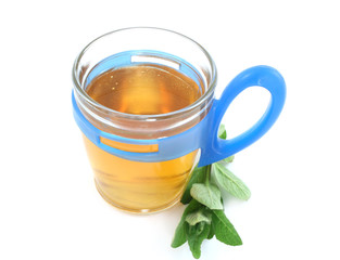 cup of tea isolated on white