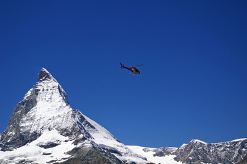 Fototapeta na wymiar GOPR pod Matterhorn