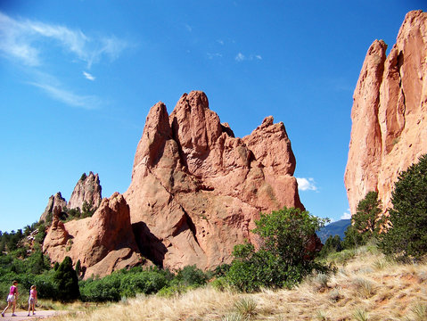 Rocks in National Park Gardens of the Gods