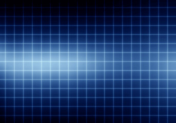 empty heart monitor on a dark blue background