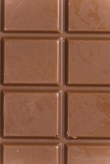 Squares of Chocolate Background Texture .