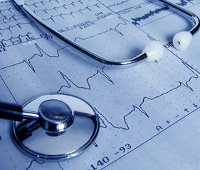 Test with stethoscope