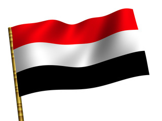 National Flag. Yemen