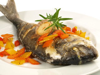 Gebratene Dorade