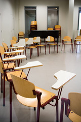 Empty class room