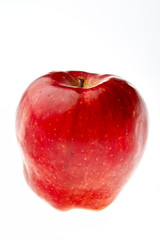 red apple isolated on white background