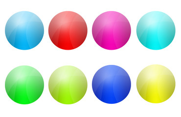 Colored spheres
