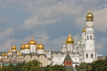 Fototapeta na wymiar Kościoły w Moskwie Kreml.