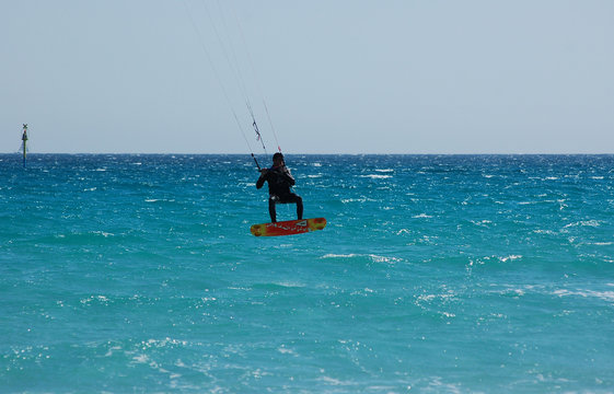 kitesurfing