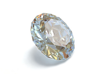Diamond isolated on white background 2