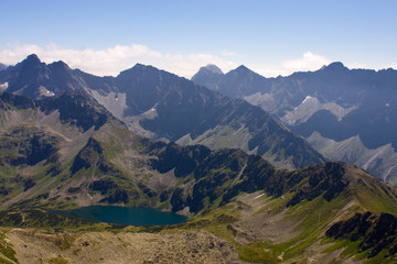 Naklejka premium high mountains