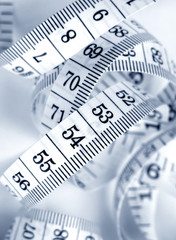 Close-up of a tape measure