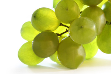 green fresh grapes
