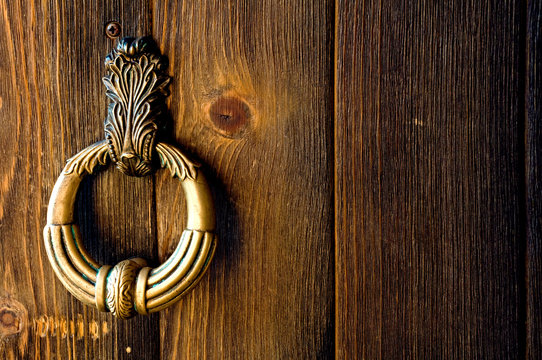 old metal door-handle